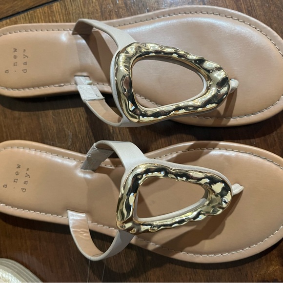 A New Day Women's Sandals with Gold Accent - Picture 2 of 4